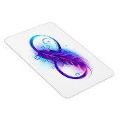 Infinity with Purple Feather Magnet (Rechte Seite)