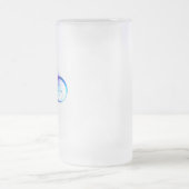 Infinity with Purple Feather Mattglas Bierglas (Mittel)