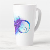 Infinity with Purple Feather Milchtasse (Rechte Ecke)