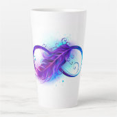 Infinity with Purple Feather Milchtasse (Vorderseite)