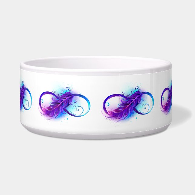 Infinity with Purple Feather Napf (Vorderseite)