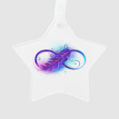 Infinity with Purple Feather Ornament (Rückseite)