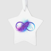 Infinity with Purple Feather Ornament (Vorderseite)