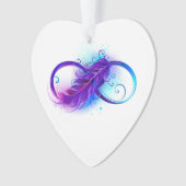 Infinity with Purple Feather Ornament (Vorderseite)