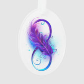 Infinity with Purple Feather Ornament (Rückseite)