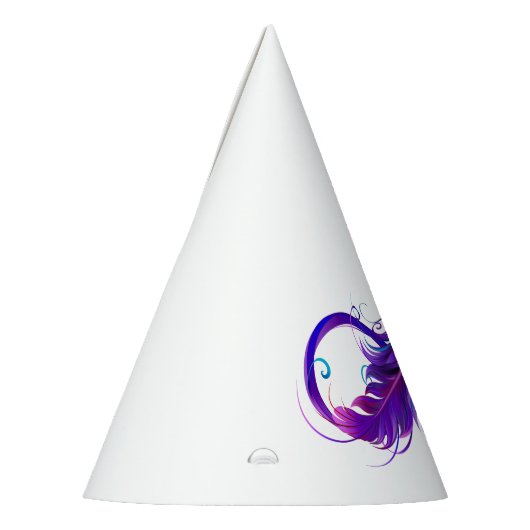 Infinity with Purple Feather Partyhütchen (Links)