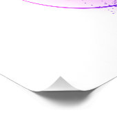 Infinity with Purple Feather Poster (Ecke)