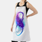 Infinity with Purple Feather Schürze (InSitu)