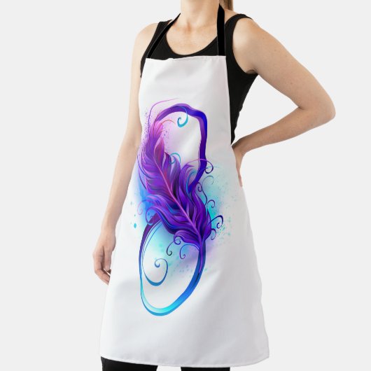 Infinity with Purple Feather Schürze (InSitu)