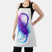 Infinity with Purple Feather Schürze (InSitu)