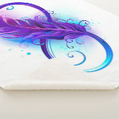 Infinity with Purple Feather Sherpadecke (3/4)