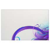 Infinity with Purple Feather Stoff (Fat Quarter (45,7 x 55,9 cm))
