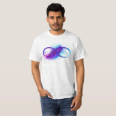 Infinity with Purple Feather T-Shirt (Vorne ganz)