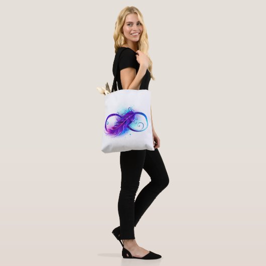 Infinity with Purple Feather Tasche (Am Model)