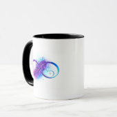 Infinity with Purple Feather Tasse (Vorderseite Links)