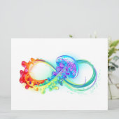 Infinity with Rainbow Jellyfish Ankündigung (Stehend Vorderseite)