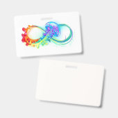 Infinity with Rainbow Jellyfish Ausweis (Vorder- & Rückseite)