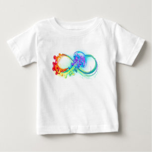 Infinity with Rainbow Jellyfish Baby T-shirt