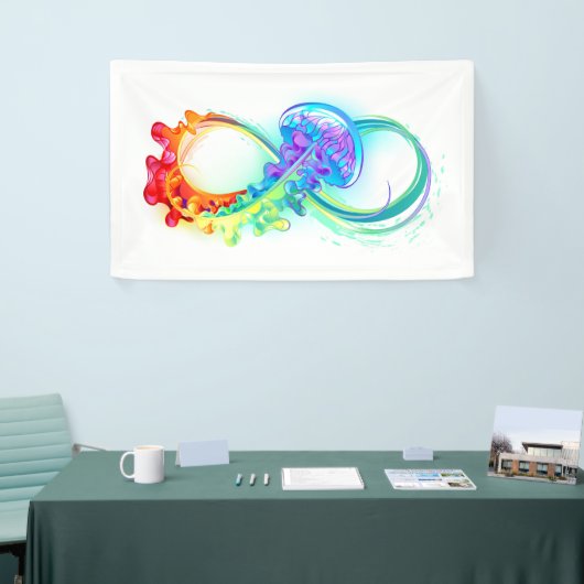 Infinity with Rainbow Jellyfish Banner (Messeveranstaltung)