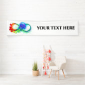 Infinity with Rainbow Jellyfish Banner (Insitu)