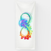 Infinity with Rainbow Jellyfish Banner (Vertikal)