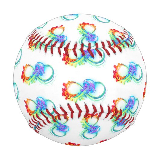 Infinity with Rainbow Jellyfish Baseball (Vorderseite)