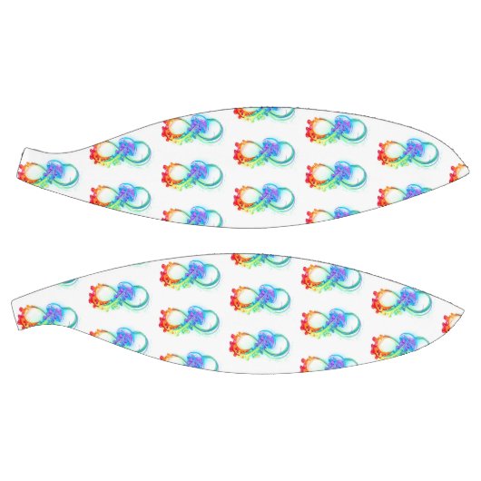 Infinity with Rainbow Jellyfish Basketball (Panele)