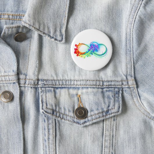 Infinity with Rainbow Jellyfish Button (Beispiel)