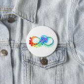 Infinity with Rainbow Jellyfish Button (Beispiel)