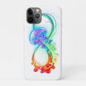 Infinity with Rainbow Jellyfish Case-Mate iPhone Hülle (Rückseite)
