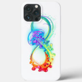 Infinity with Rainbow Jellyfish Case-Mate iPhone Hülle (Rückseite)