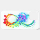 Infinity with Rainbow Jellyfish Case-Mate iPhone Hülle (Hinten (horizontal))