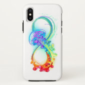 Infinity with Rainbow Jellyfish Case-Mate iPhone Hülle (Rückseite)