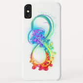 Infinity with Rainbow Jellyfish Case-Mate iPhone Hülle (Rückseite)