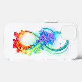 Infinity with Rainbow Jellyfish Case-Mate iPhone Hülle (Rückseite (Horizontal))
