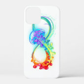 Infinity with Rainbow Jellyfish Case-Mate iPhone Hülle (Rückseite)