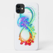 Infinity with Rainbow Jellyfish Case-Mate iPhone Hülle (Rückseite)