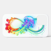 Infinity with Rainbow Jellyfish Case-Mate iPhone Hülle (Rückseite (Horizontal))
