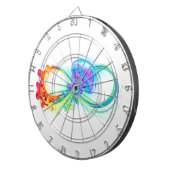 Infinity with Rainbow Jellyfish Dartscheibe (Vorderseite rechts)