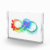 Infinity with Rainbow Jellyfish Fotoblock (Rechts)