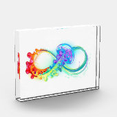Infinity with Rainbow Jellyfish Fotoblock (Links)