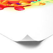 Infinity with Rainbow Jellyfish Fotodruck (Ecke)