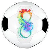 Infinity with Rainbow Jellyfish Fußball (Gedreht)