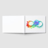 Infinity with Rainbow Jellyfish Gästebuch (Voll)