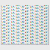 Infinity with Rainbow Jellyfish Geschenkpapier (Flach)