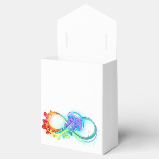 Infinity with Rainbow Jellyfish Geschenkschachtel (Geöffnet)