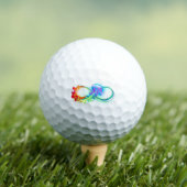 Infinity with Rainbow Jellyfish Golfball (Insitu T-Shirt)