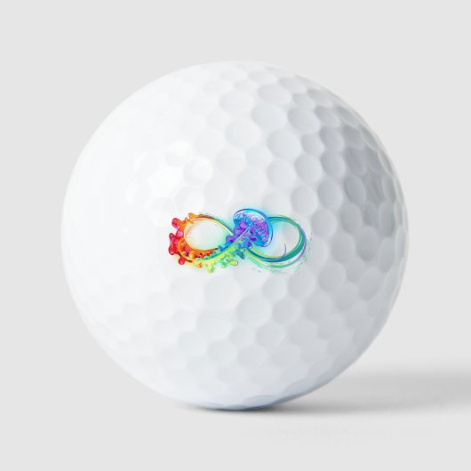 Infinity with Rainbow Jellyfish Golfball (Vorderseite)