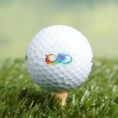 Infinity with Rainbow Jellyfish Golfball (Insitu T-Shirt)