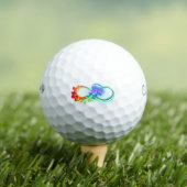 Infinity with Rainbow Jellyfish Golfball (Insitu T-Shirt)